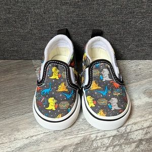 Vans- dinosaur toddler size 4.5